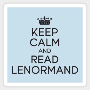 Keep Calm and Read Lenormand Sticker